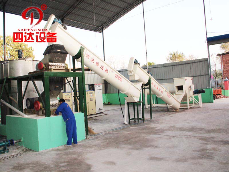 重慶萬州擇實公司的四達紅薯淀粉烘干機設備現場圖